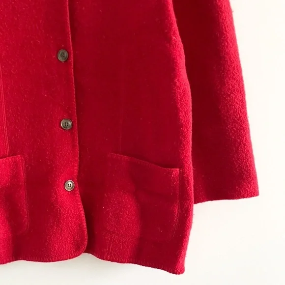 Red Wool Jacket - Picture 7 of 10